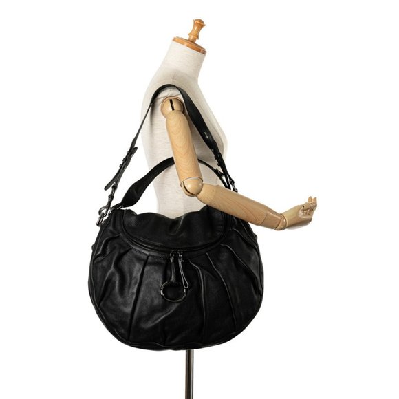 Gucci Iconbit Handbag Shoulder Bag 228584 Black Leather Women's GUCCI - Picture 12 of 12